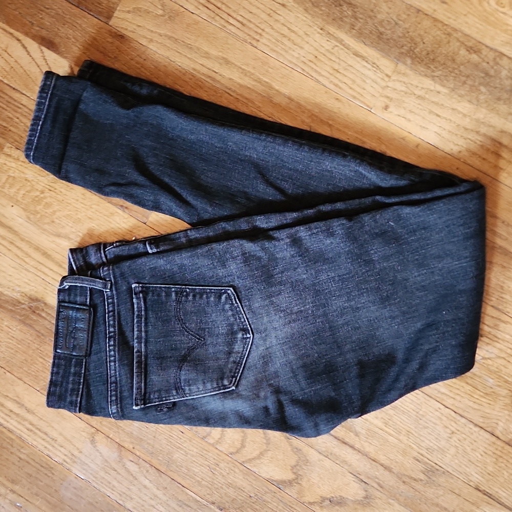 Faded black Levi 711 skinny